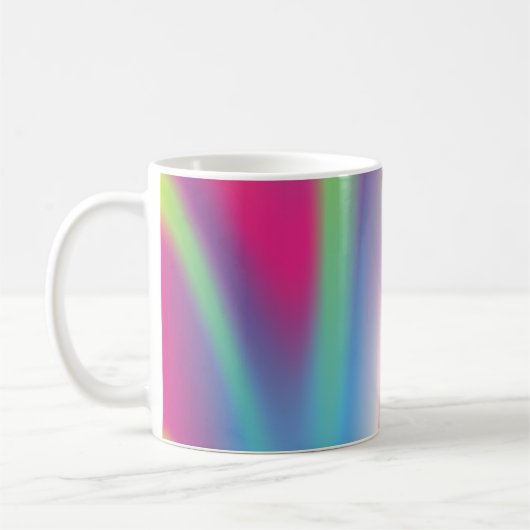 Mug Abrégé multicolore dégradé, art, arrière-plan (Gauche)