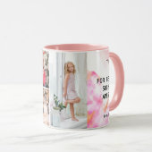 Mug Abrégé sur fait sur commande jour de 4 de photo de (Devant droit)