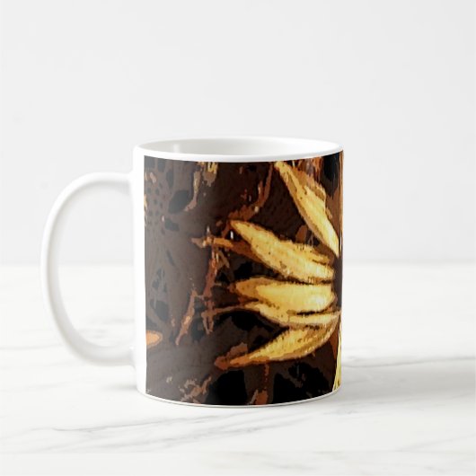 Mug Abrégé sur sec fleur (Gauche)