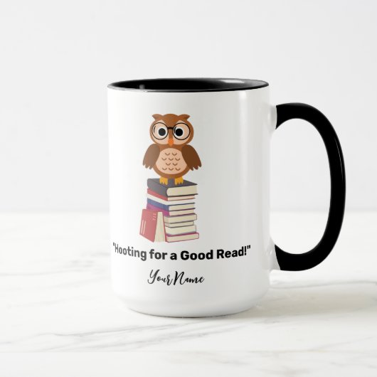 Mug "Abri pour une bonne lecture !" Référencement (Droite)