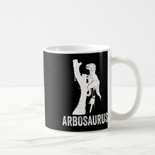 Mug Abrosaurus Arboriste Grimpeur d'arbres Coupeur d'a (Droite)