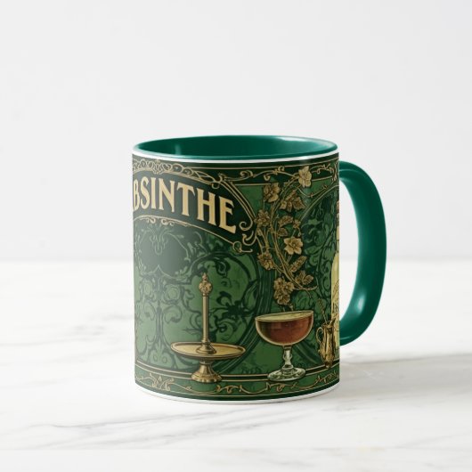 Mug Absinthe (Devant droit)