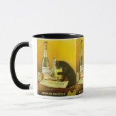 Mug Absinthe Bourgeois et Cat Fine Poster vintage (Gauche)