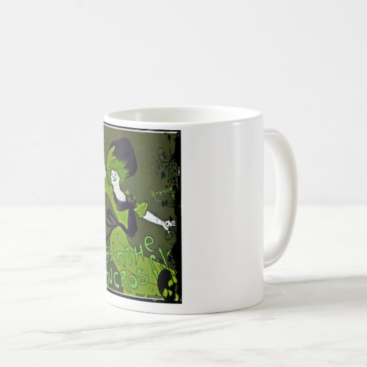 Mug Absinthe en vert (Devant droit)