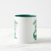 Mug Absinthe Green Fairy Lady (Centre)
