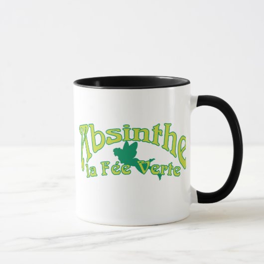 Mug Absinthe Texte La Fee Verte (Droite)