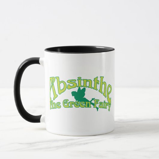 Mug Absinthe Texte La Fée Verte (Gauche)