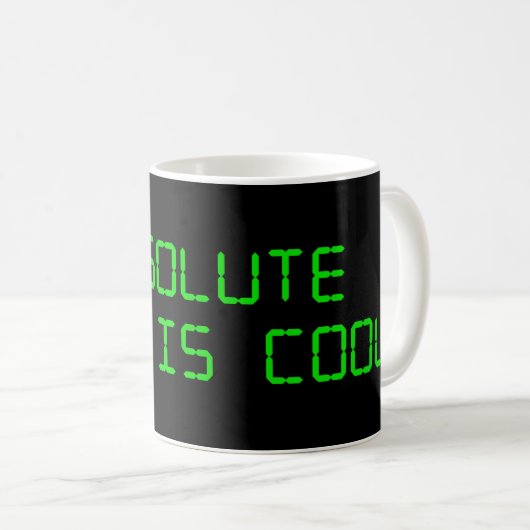 Mug Absolu Zéro (Devant droit)