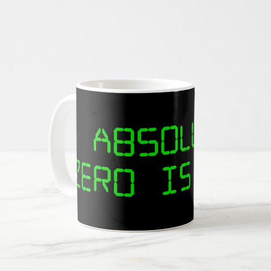 Mug Absolu Zéro (Devant gauche)