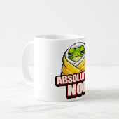 Mug Absolument pas de grenouille – Mème drôle de greno (Devant gauche)
