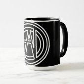 Mug Absolüt Nürv Noir et Blanc (Devant droit)