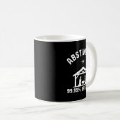 Mug Abstinence 99.99 Percent Effective Nativity Christ (Devant droit)