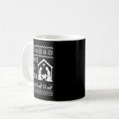 Mug Abstinence 99.99 Percent Effective Nativity Ugly C (Devant gauche)