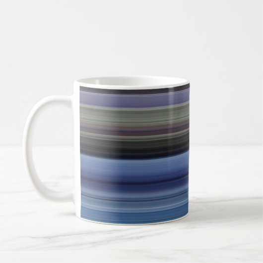 Mug Abstract #1: Blue and grey (Gauche)