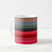Mug Abstract #1: Red and Grey (Devant gauche)