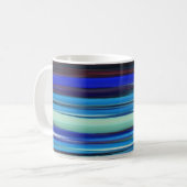 Mug Abstract #2: Blue blur (Devant gauche)