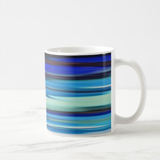 Mug Abstract #2: Blue blur (Droite)