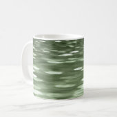 Mug Abstract #3: Olive green blur (Devant gauche)