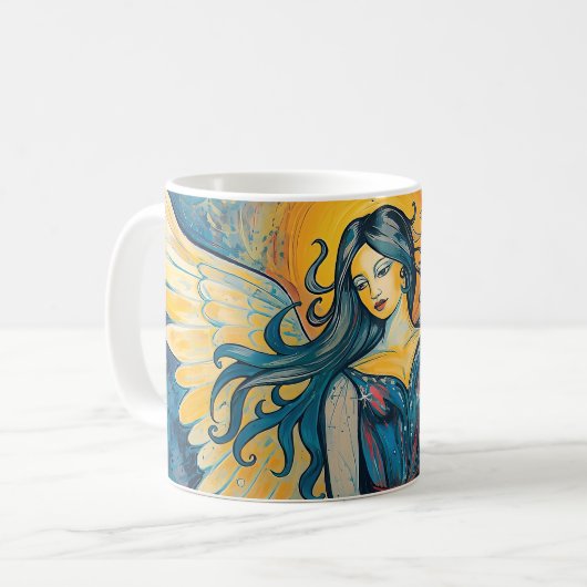 Mug Abstract Angel  (Devant gauche)