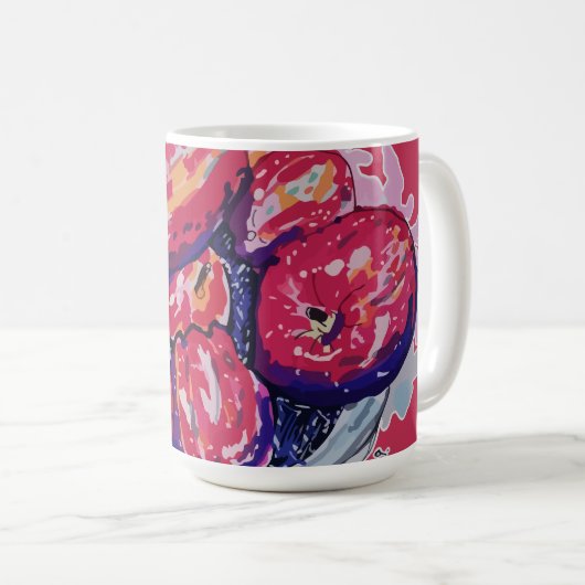 Mug Abstract Apples (Devant droit)
