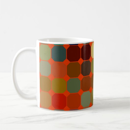 Mug Abstract art texture. Colorful texture. Modern art (Gauche)