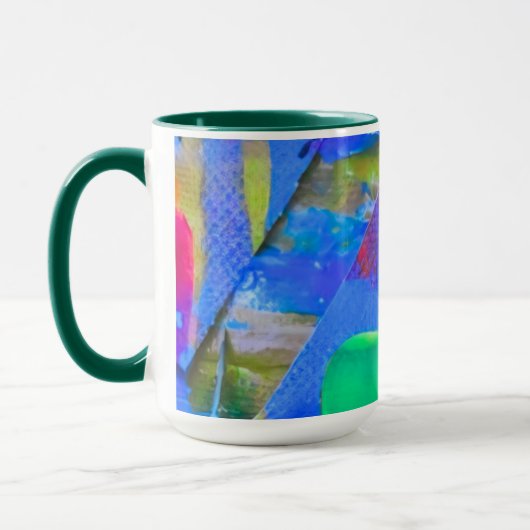 Mug Abstract Background Colorful (Gauche)