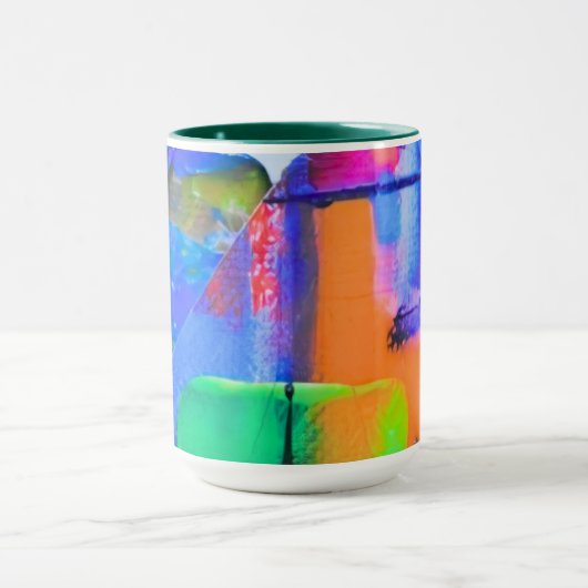 Mug Abstract Background Colorful (Centre)