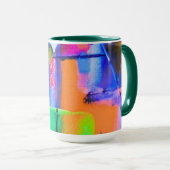 Mug Abstract Background Colorful (Devant droit)