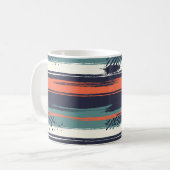 Mug Abstract Brushstrokes with Bold Contrasts (Devant gauche)