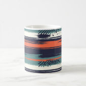 Mug Abstract Brushstrokes with Bold Contrasts (Centre)
