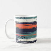 Mug Abstract Brushstrokes with Bold Contrasts (Gauche)