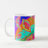 Mug abstract,color,pattern, indian,mandala,pink, (Gauche)