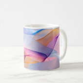 Mug Abstract Colorful Flowing Ribbons (Devant droit)