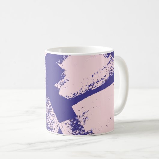 Mug Abstract creative seamless pattern with brush stro (Devant droit)