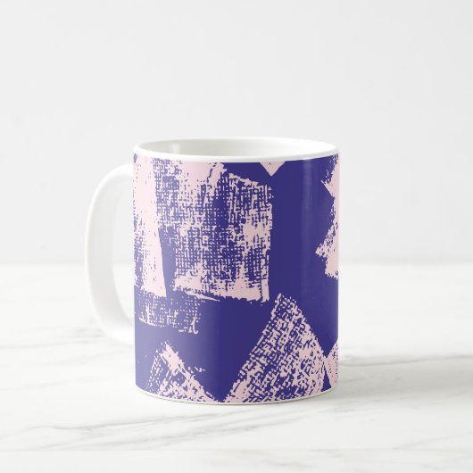 Mug Abstract creative seamless pattern with brush stro (Devant gauche)