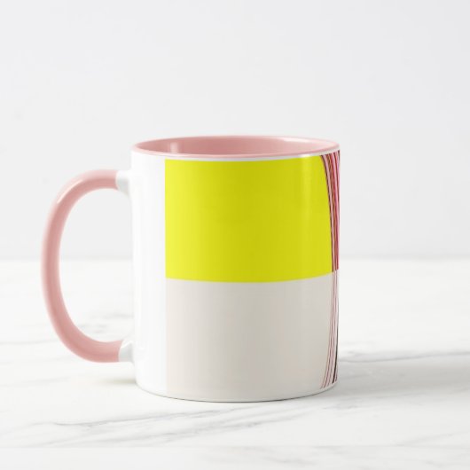 Mug abstract digital artwork  (Gauche)