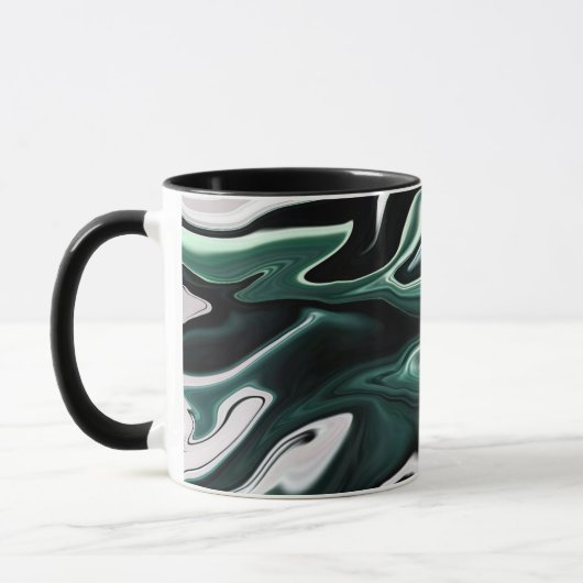 Mug Abstract elegant fluide marble liquide (Gauche)