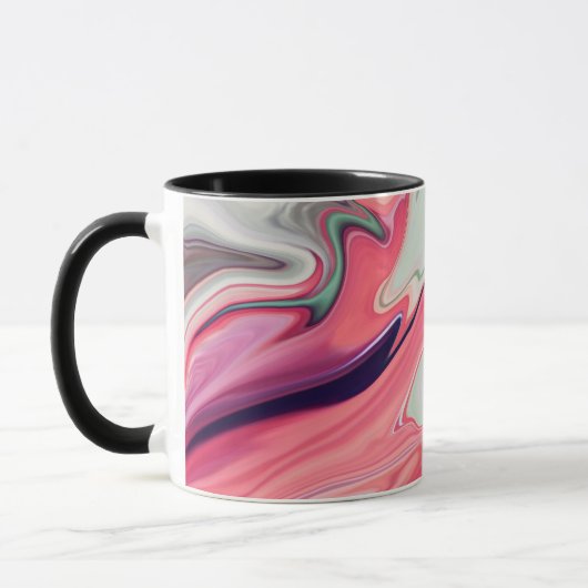 Mug Abstract elegant fluide marble liquide (Gauche)