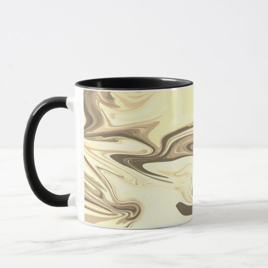 Mug Abstract elegant fluide marble liquide (Gauche)