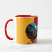Mug Abstract geometric colorful composition  (Gauche)