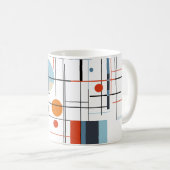 Mug Abstract Geometric Modern Minimalist Lines (Devant droit)
