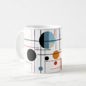 Mug Abstract Geometric Modern Minimalist Lines (Devant gauche)