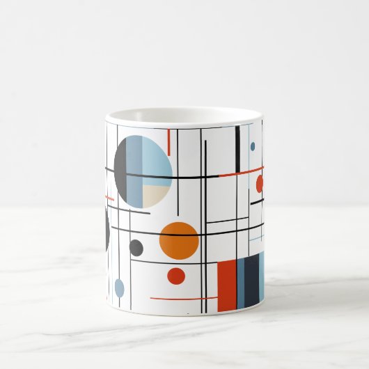 Mug Abstract Geometric Modern Minimalist Lines (Centre)