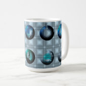 Mug Abstract Geometric Pattern Wall clock  (Devant droit)