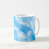 Mug Abstract glitter lights on blue background. Round (Devant droit)
