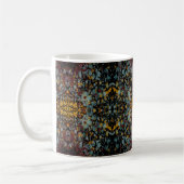 Mug Abstract Graffiti Splatter Painting Art On Black  (Gauche)