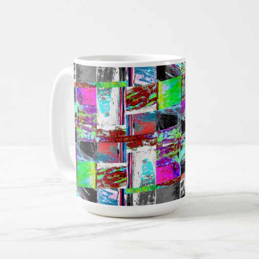 Mug – Abstract Grid (Devant gauche)