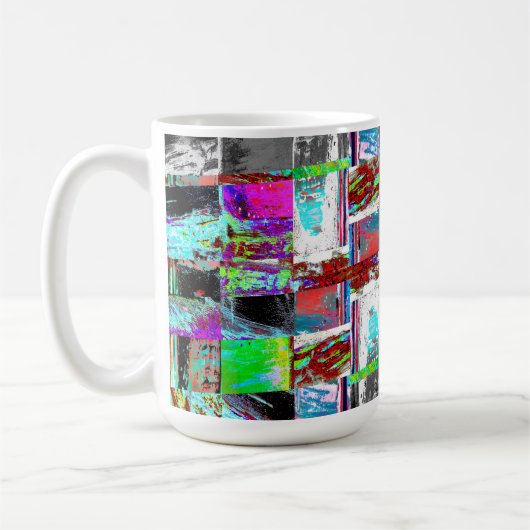 Mug – Abstract Grid (Gauche)