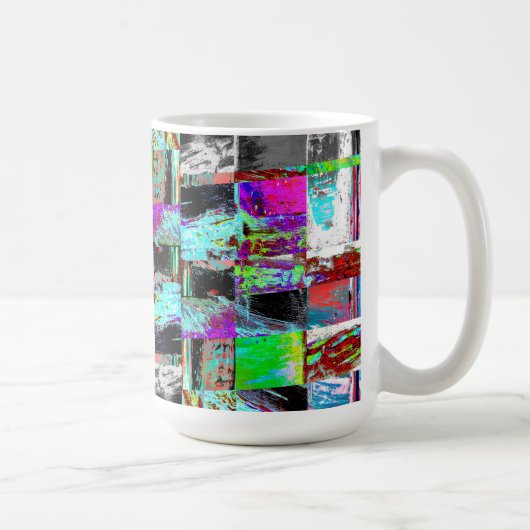 Mug – Abstract Grid Koffiemok (Rechts)