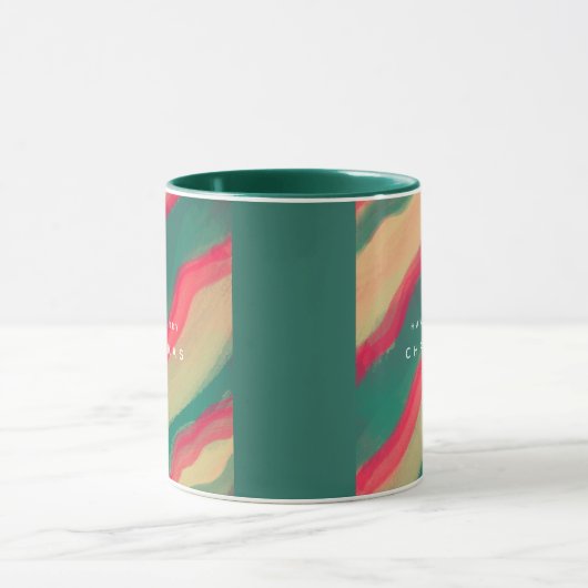 Mug Abstract Hand Painted Pattern (Centre)